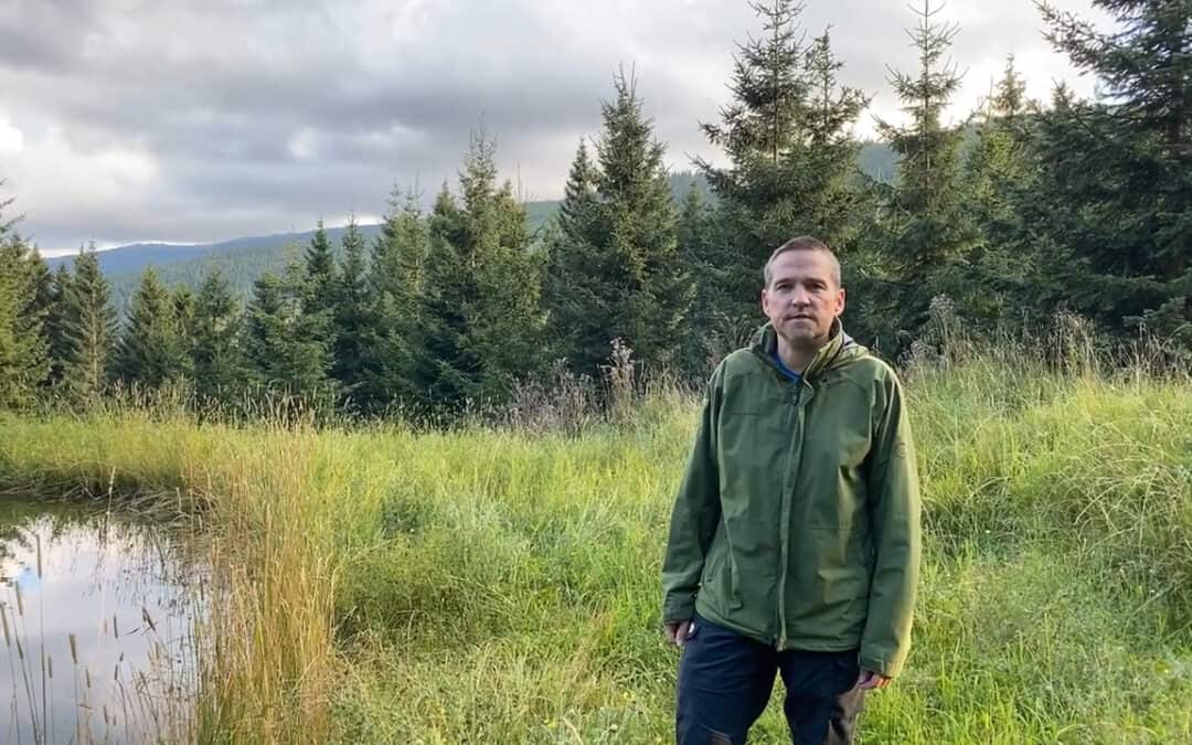 Die Verdunstungsteiche von Thomas erfüllen mehrere Aufgaben