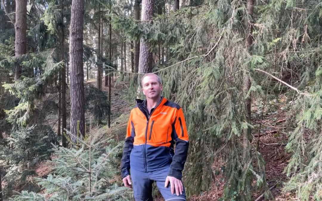 Für Gerald sind Spechtbäume wichtig