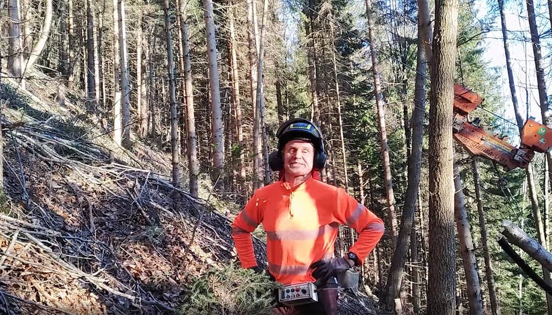 Günter schafft den Wald der Zukunft