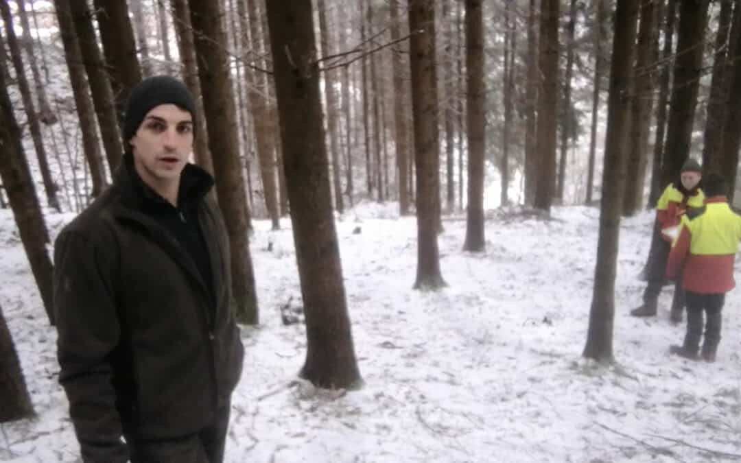 Auslesedurchforstung – praktischer Unterricht in der Forstfachschule Traunkirchen