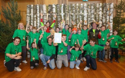 Internationaler Schutzwaldpreis fürs „Schnüfner Volksschulwäldle“