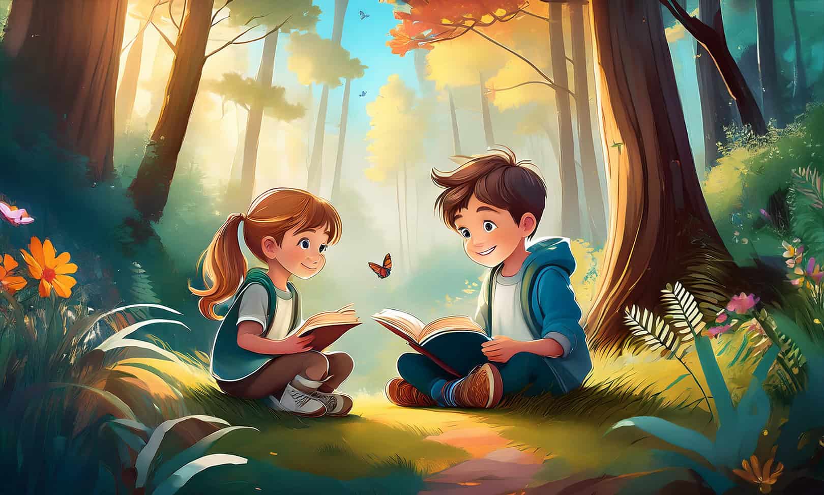 Waldgeschichten für Kind