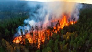 Waldbrände verhindern, unter anderem durch nachhaltige Forstwirtschaft