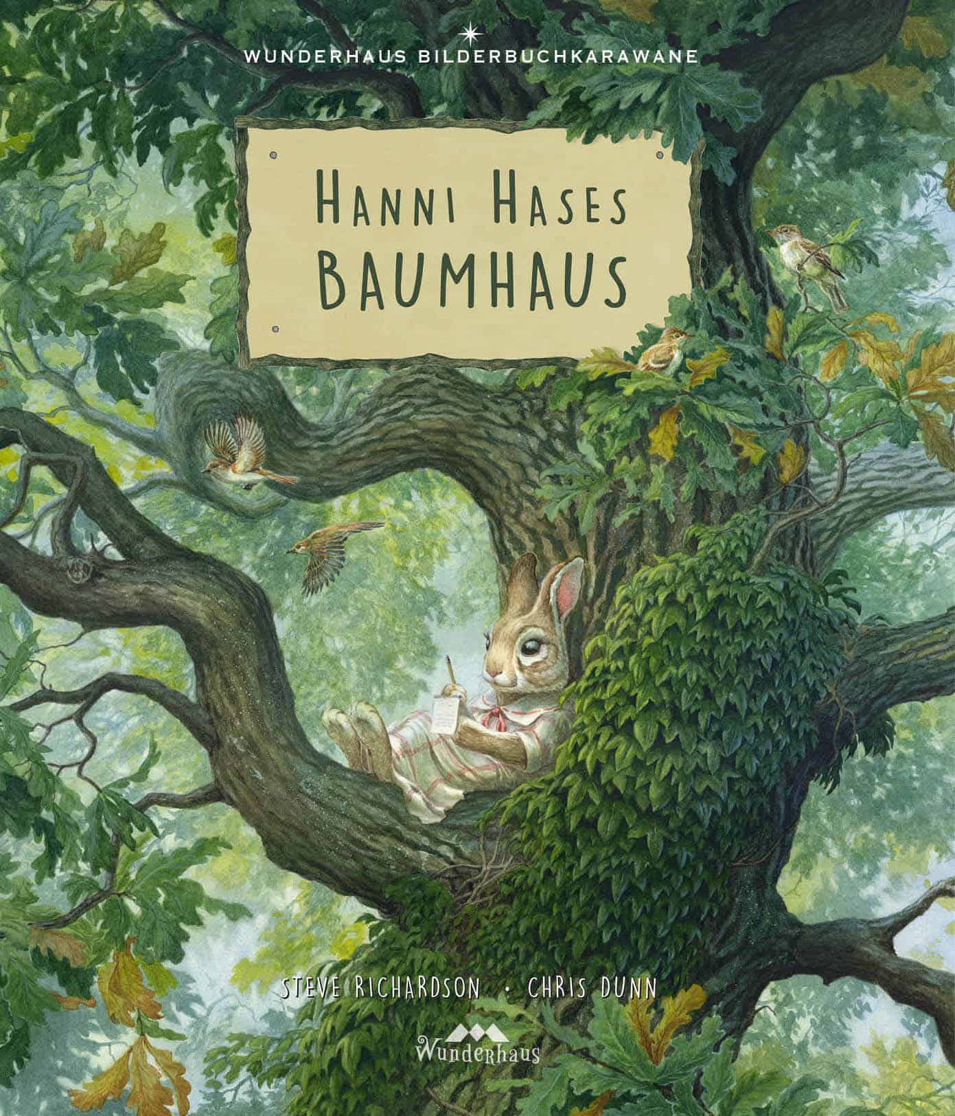 Hanni Hases Baumhaus ist ein Kinderbuch, vorgestellt von Waldgeschichten