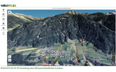 Neu im WALDATLAS: Österreichs Wälder flächendeckend in 3D